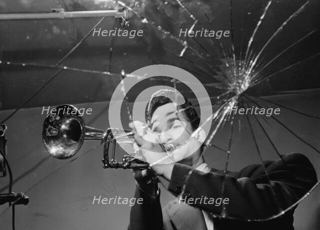 Portrait of Conte Candoli, 1947 or 1948. Creator: William Paul Gottlieb.