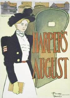 Harper's August, c1890 - 1907. Creator: Edward Penfield.