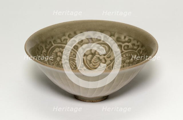 Bowl with Peonies, Song dynasty (960-1279). Creator: Unknown.