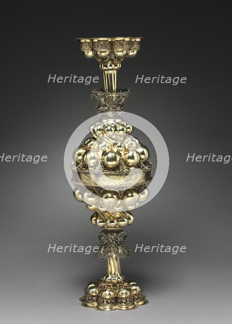 Double Goblet (Pokal), c.1614-32. Creator: Alexander Treghart (German, active 1614-1654).