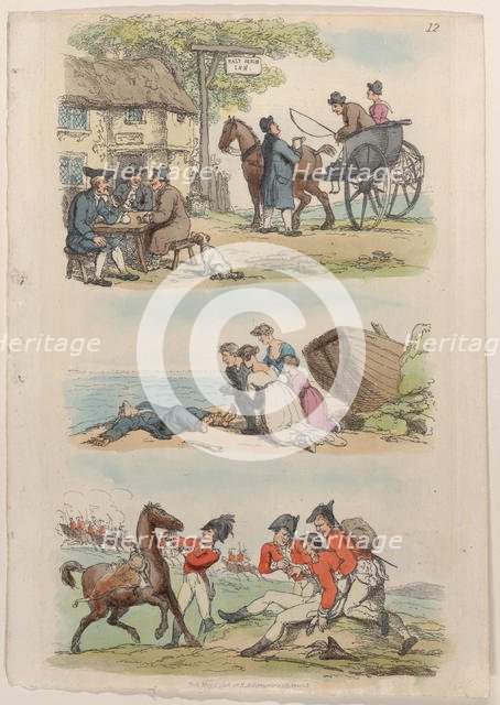 Plate 12, from "World in Miniature", 1816., 1816. Creator: Thomas Rowlandson.