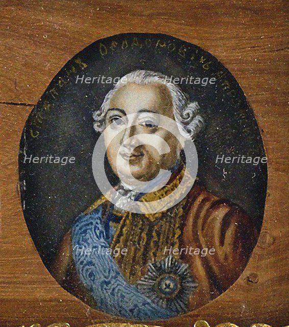 Portrait of Count Stepan Fedorovich Apraksin (11702-1758), Mid of the 19th century. Artist: Anonymous  