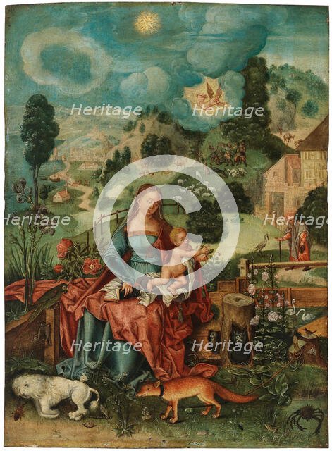 The Virgin and Child in a river landscape, Second half of the16th century. Creator: Wehme, Zacharias (1555-1606).