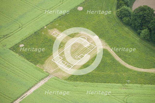 Site of a Romano-British villa, Essex, 2015. Creator: Damian Grady.