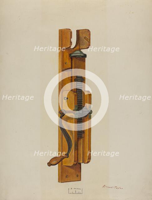 Bologna Stuffer, c. 1938. Creator: Richard Taylor.