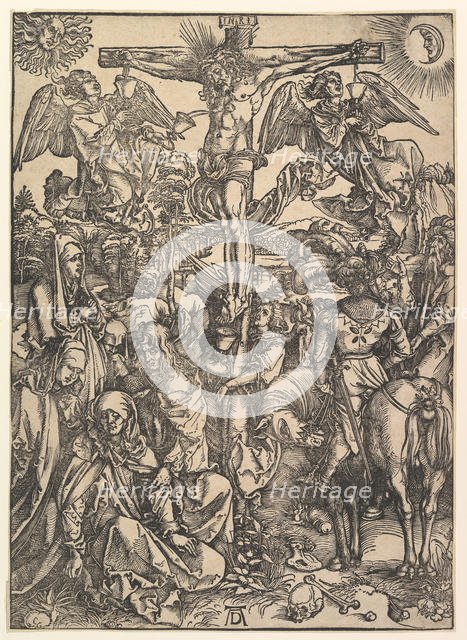 The Crucifixion, from The Large Passion, ca. 1498. Creator: Albrecht Durer.