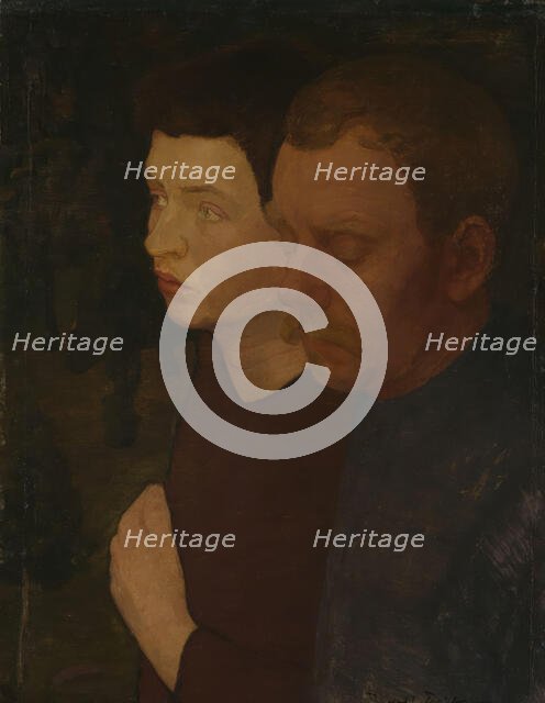 Portraits of the Painters Oluf Wold-Torne and Alfred Hauge, 1894. Creator: Thorvald Erichsen.