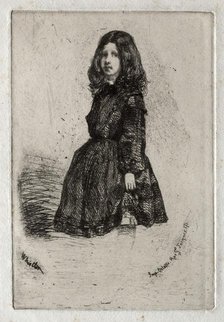Twelve Etchings from Nature: Annie, 1858. Creator: James McNeill Whistler (American, 1834-1903).