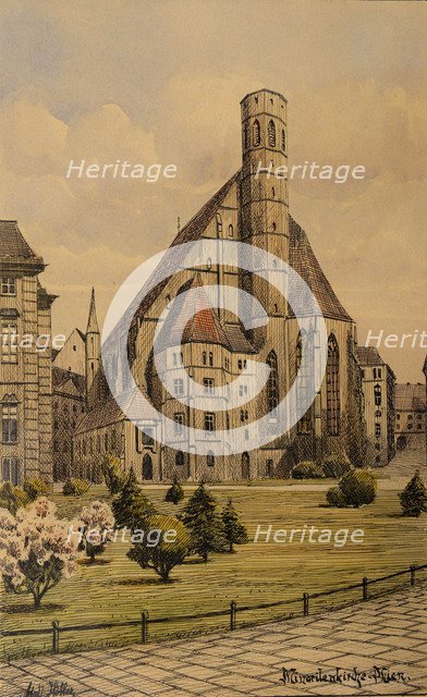 Minoritenkirche, Vienna, ca 1911-1912.