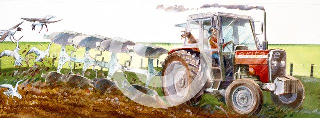 Ploughing, c2010. Artists: Ivan Lapper, Judith Dobie.
