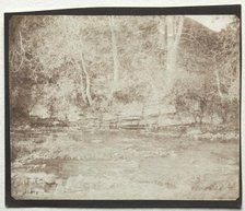 A Mountain Rivulet Which Flows at the Foot of Doune Castle, 1844. Creator: William Henry Fox Talbot (British, 1800-1877).