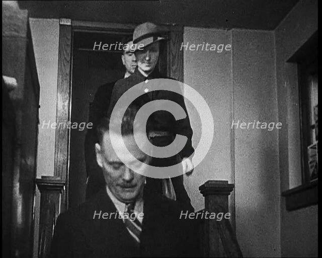 Anne Spencer Lindbergh Entering a Courtroom During the Trial in Relation To the Lindbergh's..., 1930 Creator: British Pathe Ltd.