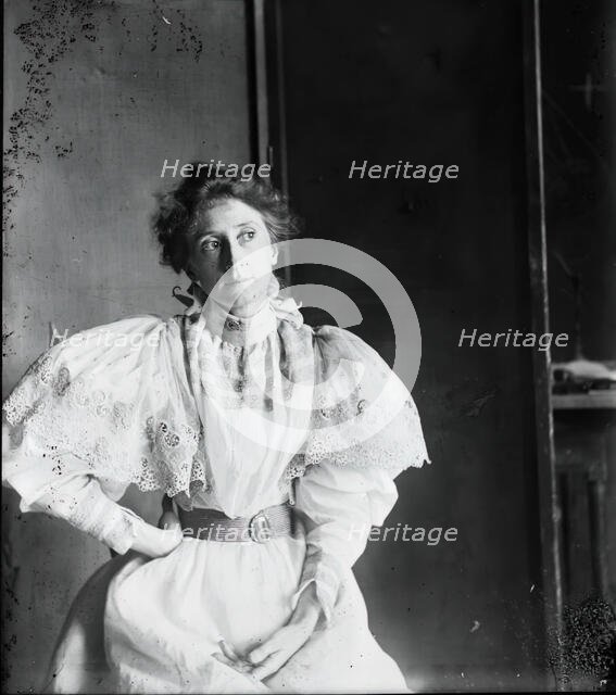 Jennie Dean Kershaw (Mrs. Samuel Murray), c. 1897. Creator: Thomas Eakins.