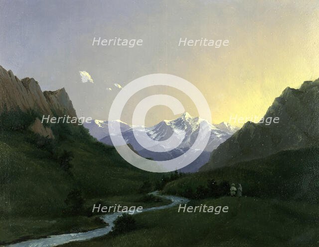 View of Sentelek Caverns Altai, 1880-1897. Creator: Pavel Mikhailovich Kosharov.