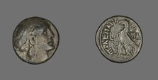 Tetradrachm (Coin) Portraying King Ptolemy, 367-284 BCE. Creator: Unknown.