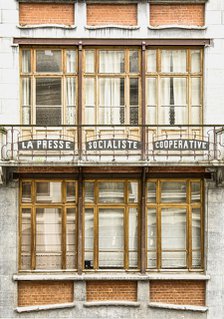 Le Peuple, 33-35 Rue Des Sables, Brussels, Belgium, (c1905), c2014-2017. Artist: Alan John Ainsworth.