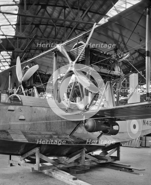 Aircraft manufacturing, Dick, Kerr & Company, Strand Road, Preston, Lancashire, January 1918. Artist: H Bedford Lemere.