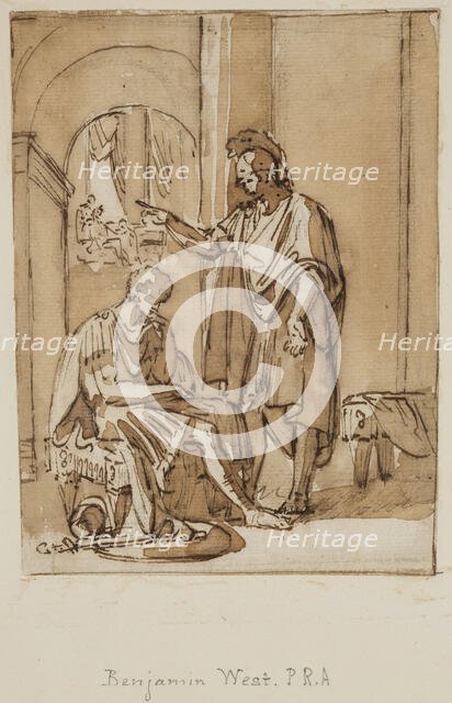 Study for Classical Subject, between 18th and 19th century. Creator: Benjamin West.