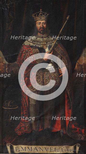 Portrait of Manuel I of Portugal (1469-1521), 1495. Creator: Anonymous.