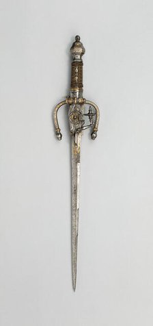 Dagger with Wheel-Lock Pistol, Italy, 1600/25. Creator: Unknown.