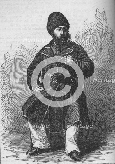 'Sher Ali Khan, Ameer of Cabul', c1880. Artist: Unknown.