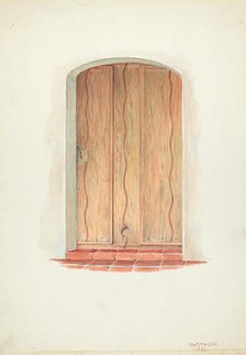 Door, 1936. Creator: Robert W.R. Taylor.