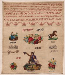 Sampler, 1882. Creator: Unknown.