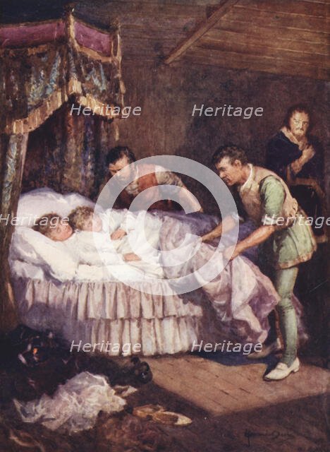 'The Murder of the Princes in the Tower', 1925. Creator: Howard Davie.