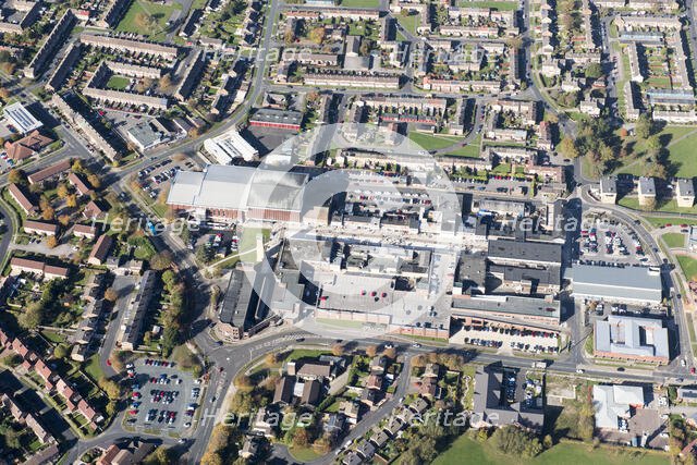 The town centre, shopping centre and New Town, Newton Aycliffe, County Durham, 2018. Creator: Emma Trevarthen.