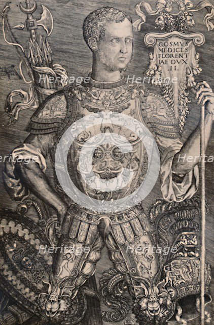 Cosimo I de Medici, Grand Duke of Tuscany, 1544 (1894). Artist: Niccolo dalla Casa.