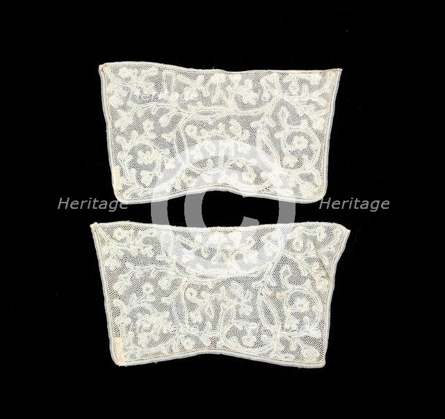 Cuffs, Italian, late 17th century. Creator: Unknown.