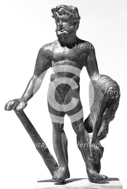 Statuette of Hercules Holding the Apples of the Hesperides, 2nd-3rd century A.D. Creator: Unknown.
