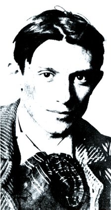 Pablo Ruiz Picasso (1881-1973), Painter from Malaga, at the age of 33, press photography of 1914.