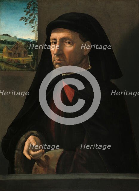 Portrait of a Gentleman, c. 1505. Creator: Ridolfo Ghirlandaio.