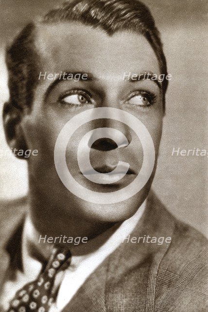 Gary Cooper, American film actor, 1933. Artist: Unknown