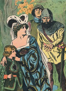 'The Robbers Discover Queen Margaret and the Prince', c1907. Artist: Unknown.