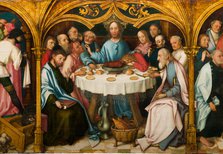 The Last Supper, 1501. Creators: Hans Holbein the Elder, Jesus Christ.