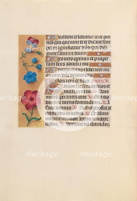 Hours of Queen Isabella the Catholic, Queen of Spain: Fol. 215v, c. 1500. Creator: Master of the First Prayerbook of Maximillian (Flemish, c. 1444-1519); Associates, and.