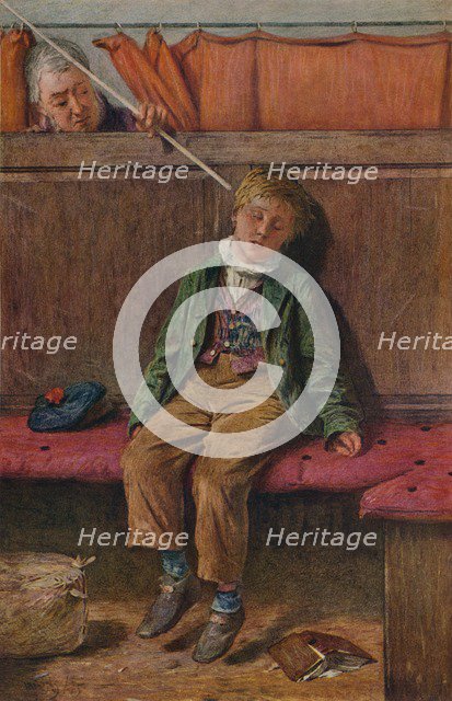 'The Word and a Blow', 1875. Artist: Henry Benjamin Roberts.