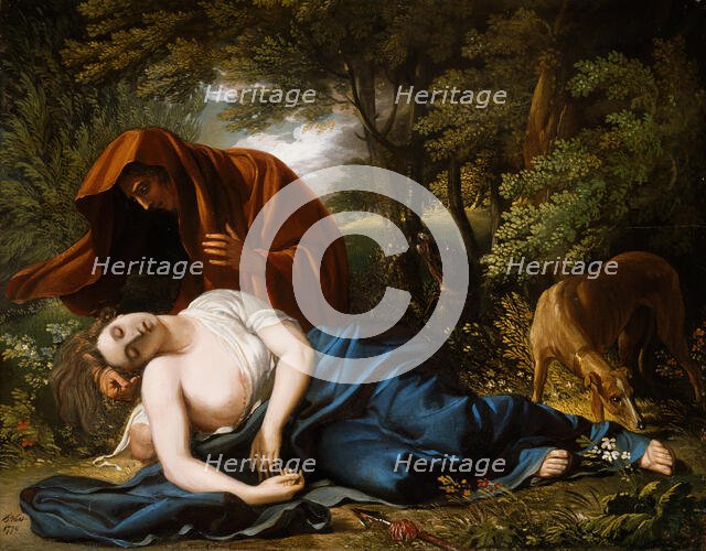The Death of Procris, 1770, retouched 1803. Creator: Benjamin West.