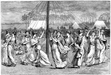 May Day festivities, 1891. Artist: Unknown