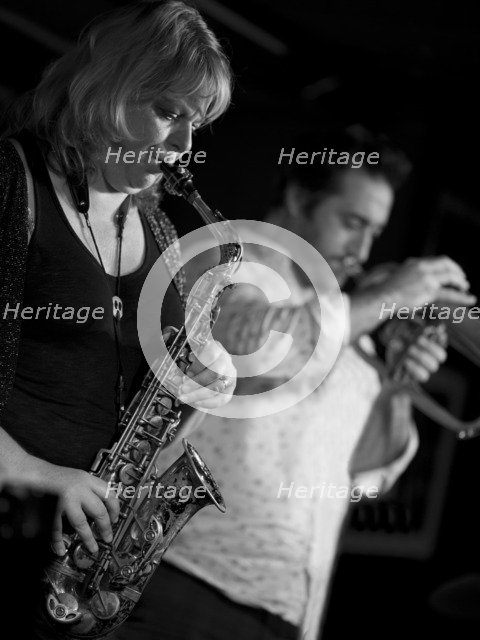 Christine Jensen and Percy Pursglove, 2016. Artist: Alan John Ainsworth.