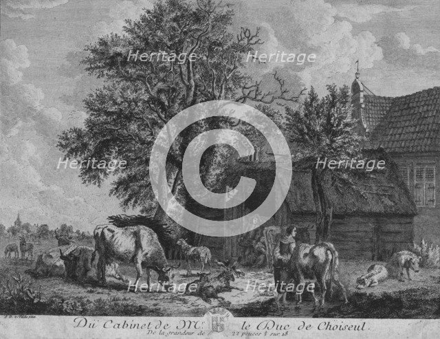 'Du Cabinet de Mr. le Duc de Choiseul', c1771. Artist: Unknown.