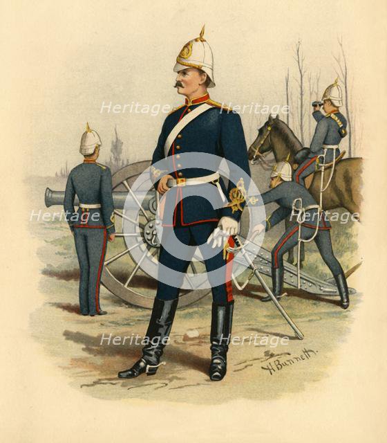'Victorian Artillery', 1890. Creator: Godfrey Douglas Giles.