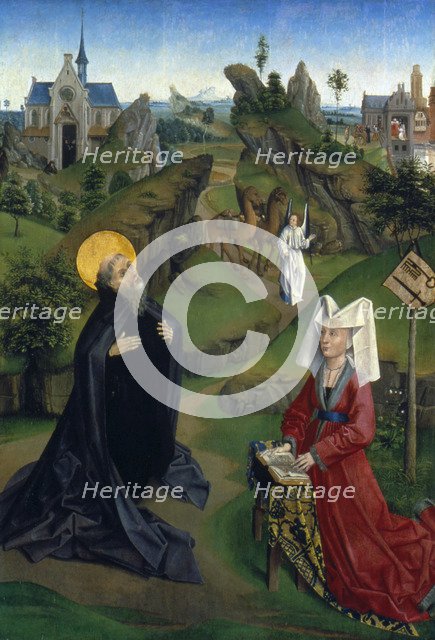 'The Legend of St Antony', c1450. Artist: Anon