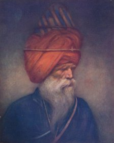 'A Sikh Spear-bearer', 1903. Artist: Mortimer L Menpes.