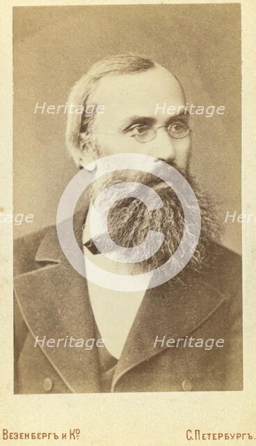 Serge i Vasilevich Maksimov, head-and-shoulders portrait, facing slightly..., between 1880 and 1886 Creator: Unknown.