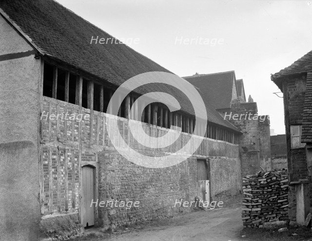 Exterior view of the Long Gallery, Abingdon Abbey, Abingdon, Oxfordshire, c1860-c1922. Artist: Henry Taunt