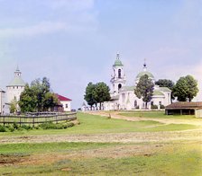 Kazan Cathedral in the city of Kirillov [Russian Empire], 1909. Creator: Sergey Mikhaylovich Prokudin-Gorsky.