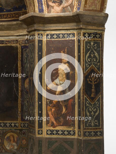 Maquette du décor de la chapelle des Morts (dite chapelle des Ames) église Notre-Dame..., c.1836. Creator: Merry Joseph Blondel.